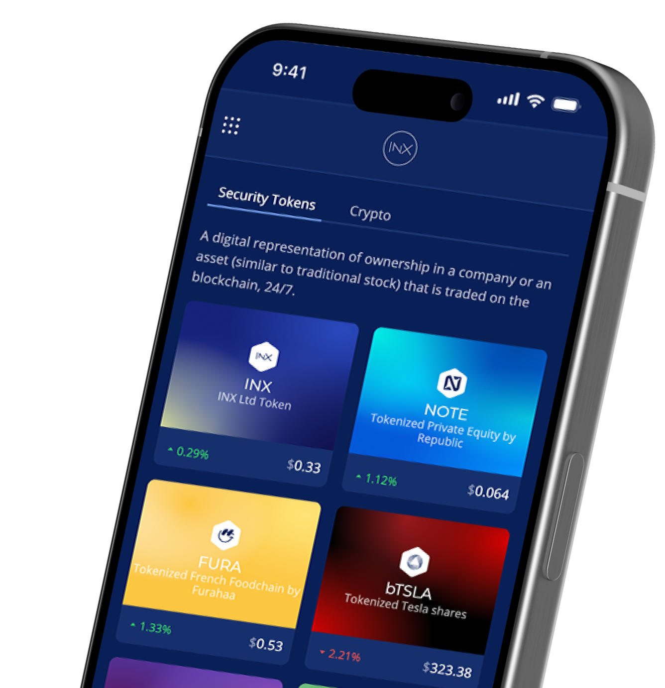 INX App Interface